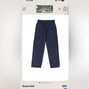 Jungmaven ocean pant - navy